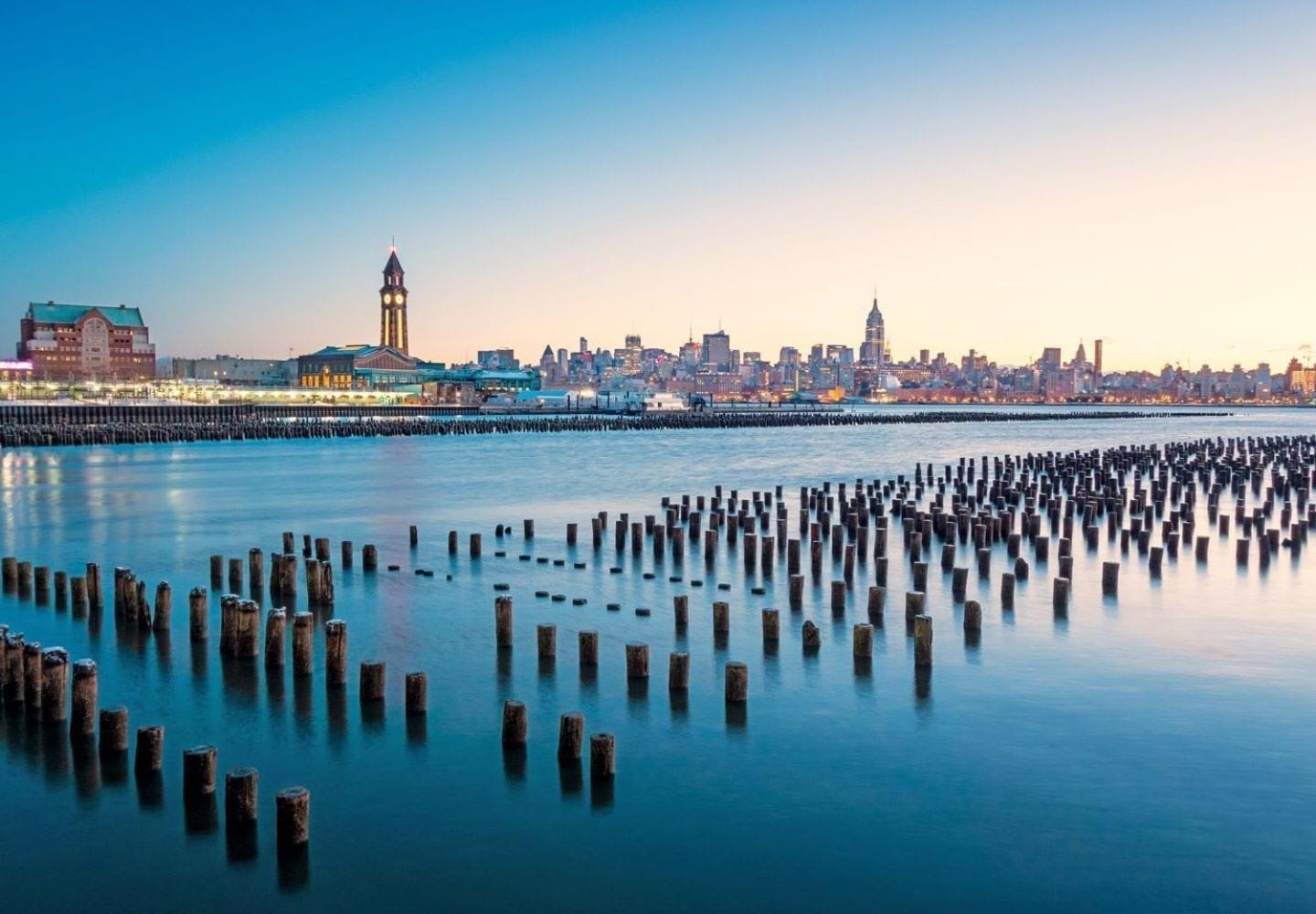 Chic Penthouse 15 Minutes From Nyc - Bus Stop At Doorstep Hoboken Ngoại thất bức ảnh